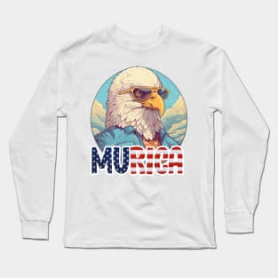 MURICA - Bald eagle number five Long Sleeve T-Shirt